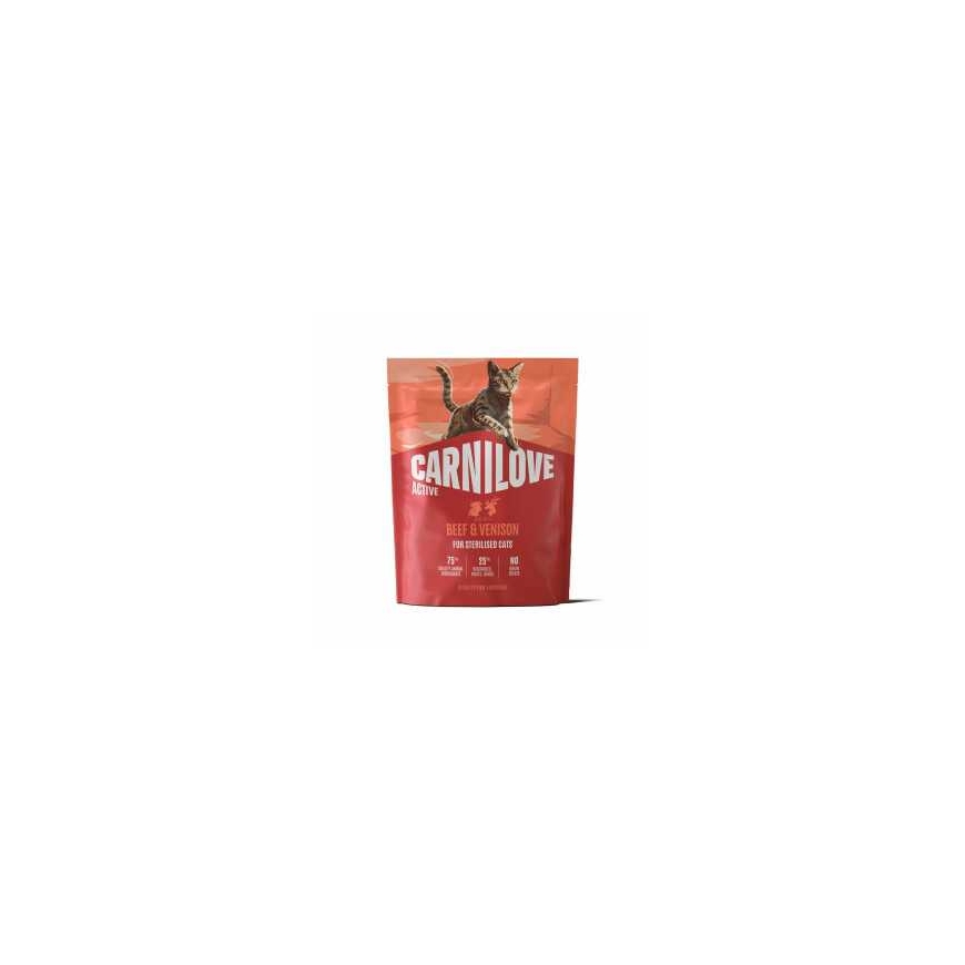 CARNILOVE Carnilove Cat Active Sterilised Beef & Venison 0,4 kg – 3