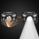 Montis Rechargeable Headlamp with Sensor MT001 Black Headband LED Flashlight