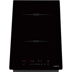 MPM MPM-30-IM-18 keittotaso Musta Integroitu 29 cm Induktiokeittotaso 2 vyöhykettä