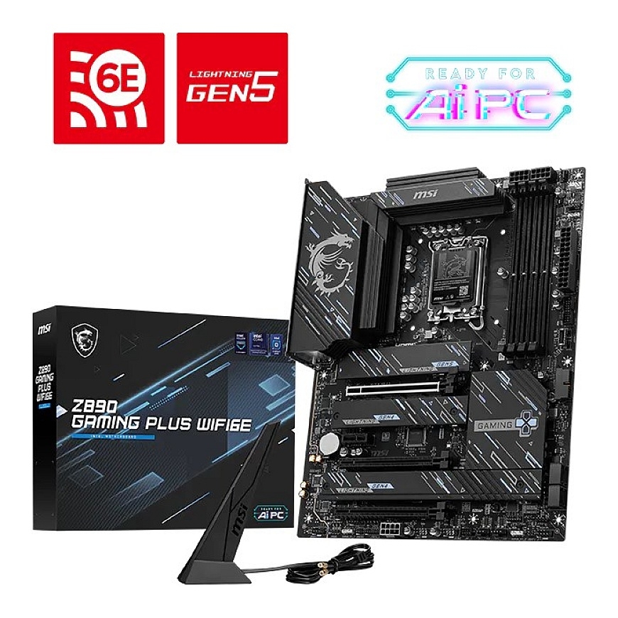 MSI Z890 GAMING PLUS WIFI6E mātesplate