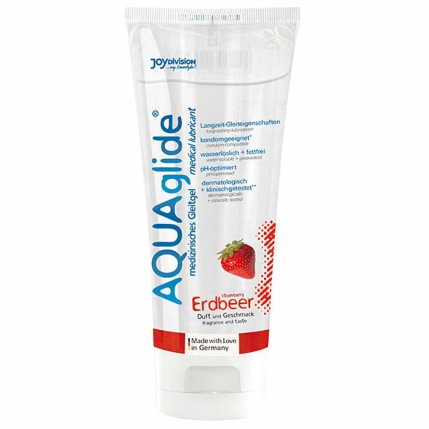 Joydivision AQUAglide maasika maitsega 100 ml – 4