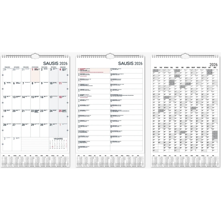 Timer Kalendorius MONO PLANNER, 2027 – 3