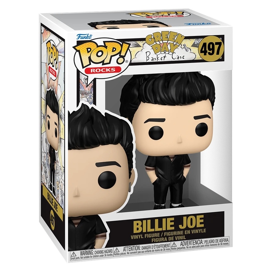 FUNKO POP! Vinyylihahmo: Green Day - Billie Joe, ~10,9 cm