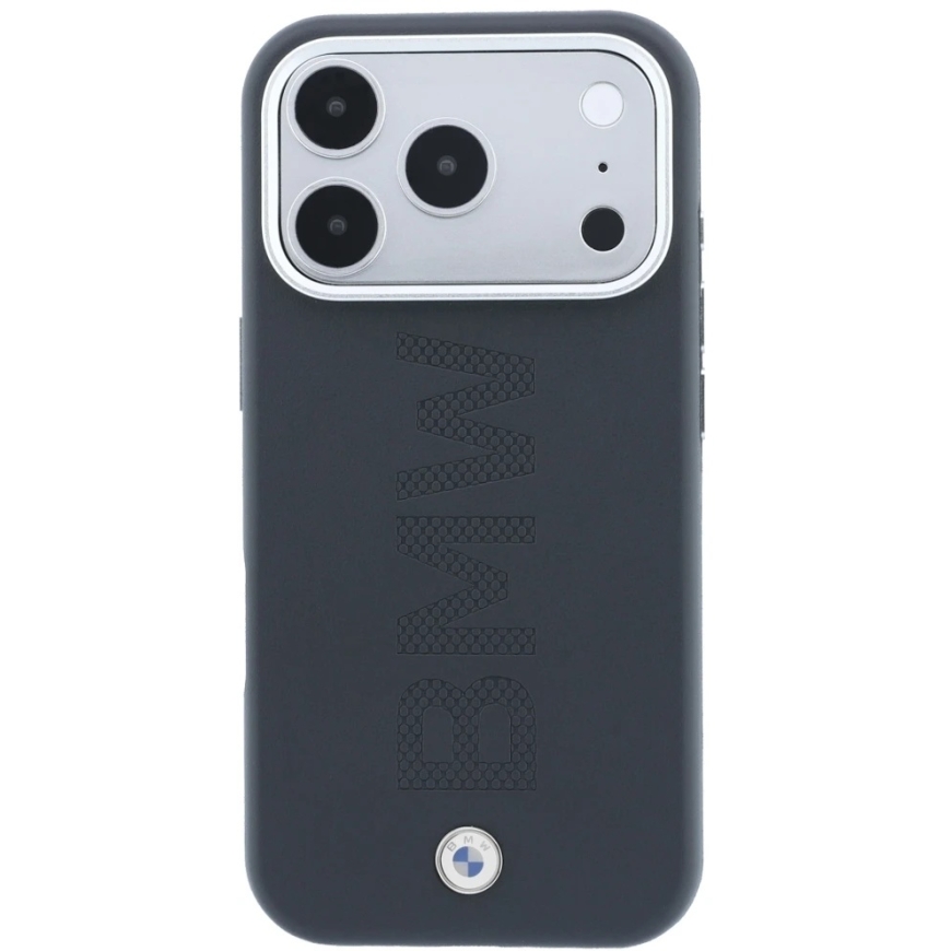 Чехол BMW Sign с дебоссировкой MagSafe для iPhone 18 Pro Max / 17 Pro Max - Серый – 4