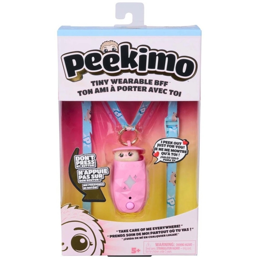 Peekimo - Nešiojamas interaktyvus augintinis su rožiniu centu (6078028) – 2