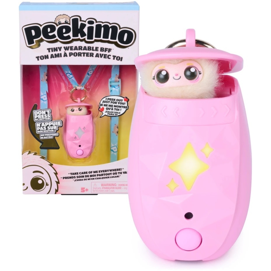 Peekimo - Kannettava interaktiivinen lemmikki vaaleanpunaisella kolikolla (6078028) – 3