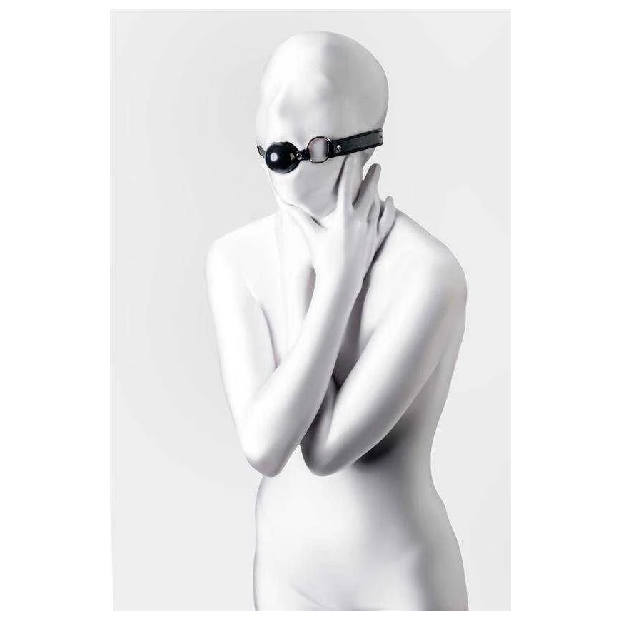 Toyfa Anonymo gag, TPR, musta, 64 cm – 2