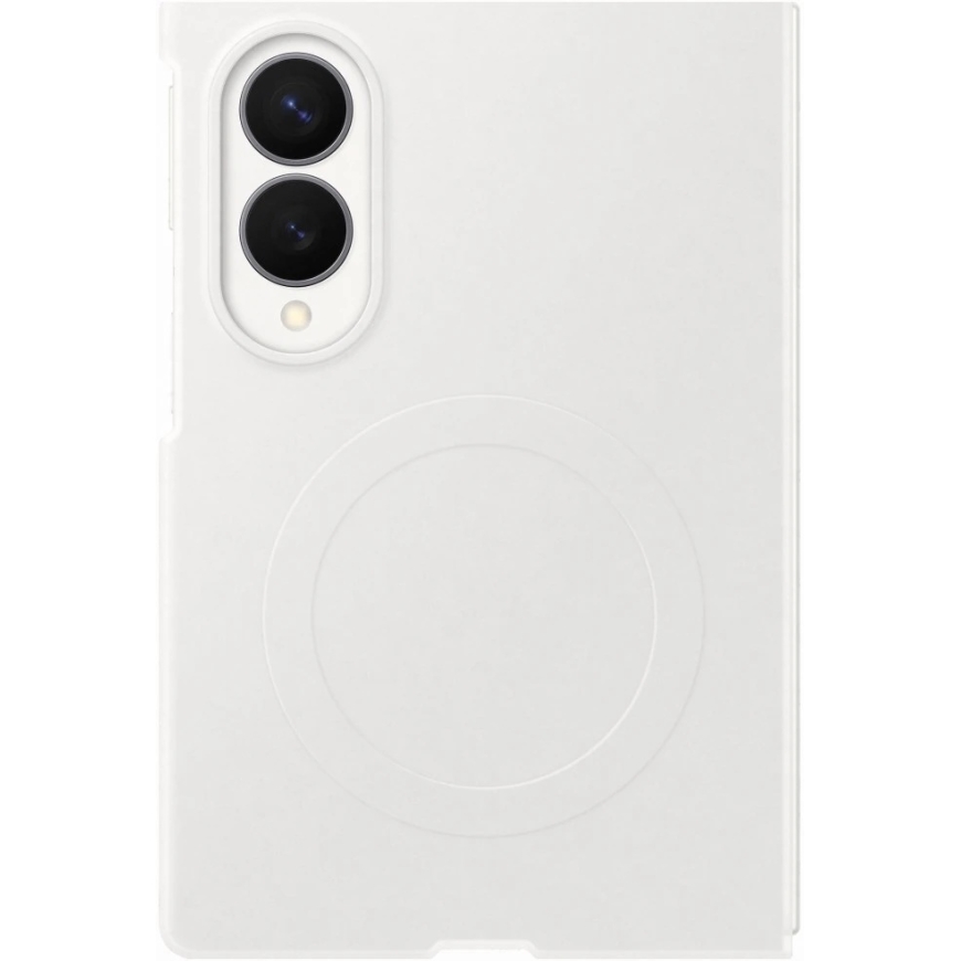 EF971CWE Silikoninen Magneettikotelo Samsung Galaxy Fold 8:lle, Valkoinen
