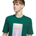Vīriešu krekls adidas Waterfall Graphic zaļš KS2173 (L)
