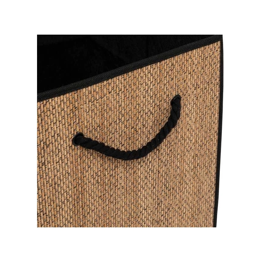 5five Simply Smart Tekstiilist hoidmispaak STEMY, käepidemega, 31 x 31 x 31 cm – 2