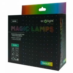 Eco Light Taianomainen verho 400 LED 2m*2m 1 miljoona väriä, DC5V