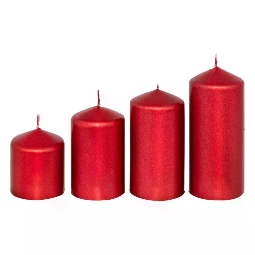ATMOSPHERA Advendi küünal x 4, punane