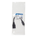LogiLink USB C - USB A 0.15m USB кабель USB 3.2 Gen 2 (3.1 Gen 2) 0,15 m Черный
