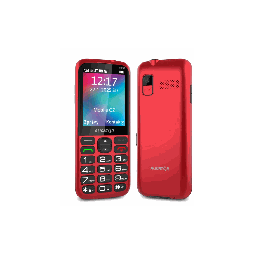 ALIGATOR A930 GPS Punane