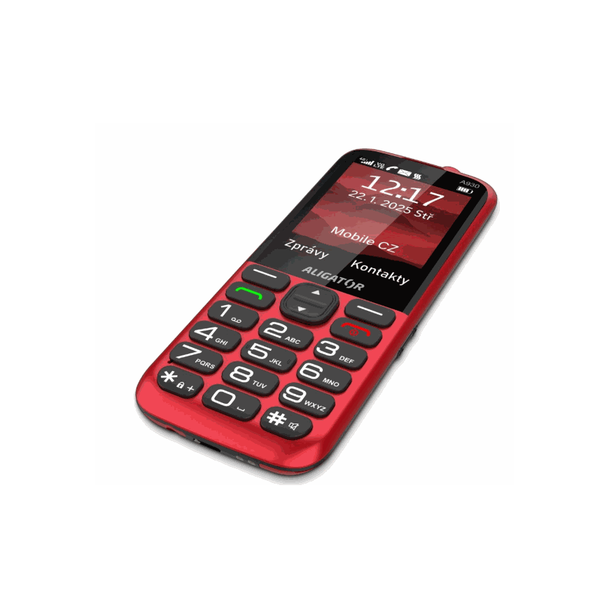 ALIGATOR A930 GPS Sarkanā – 2