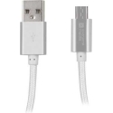 Natec Nailon Micro USB -kaapeli 1 m Hopea Natec Nailon Micro USB -kaapeli 1 m Hopea