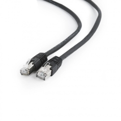 GEMBIRD PP6-3M/BK Gembird datu kabelis RJ45, kat. 6, FTP, 3m, melns