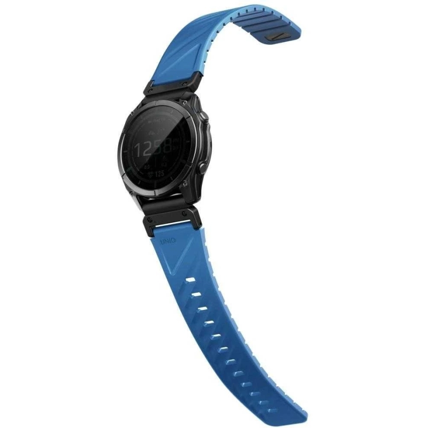 UNIQ Fluo Smart-Fit dirželis Garmin (22 mm) Mėlynas