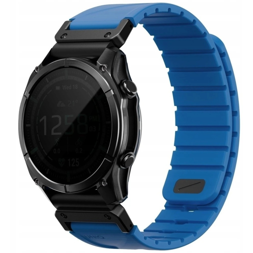 UNIQ Fluo Smart-Fit hihna Garmin (22 mm) Sininen – 2
