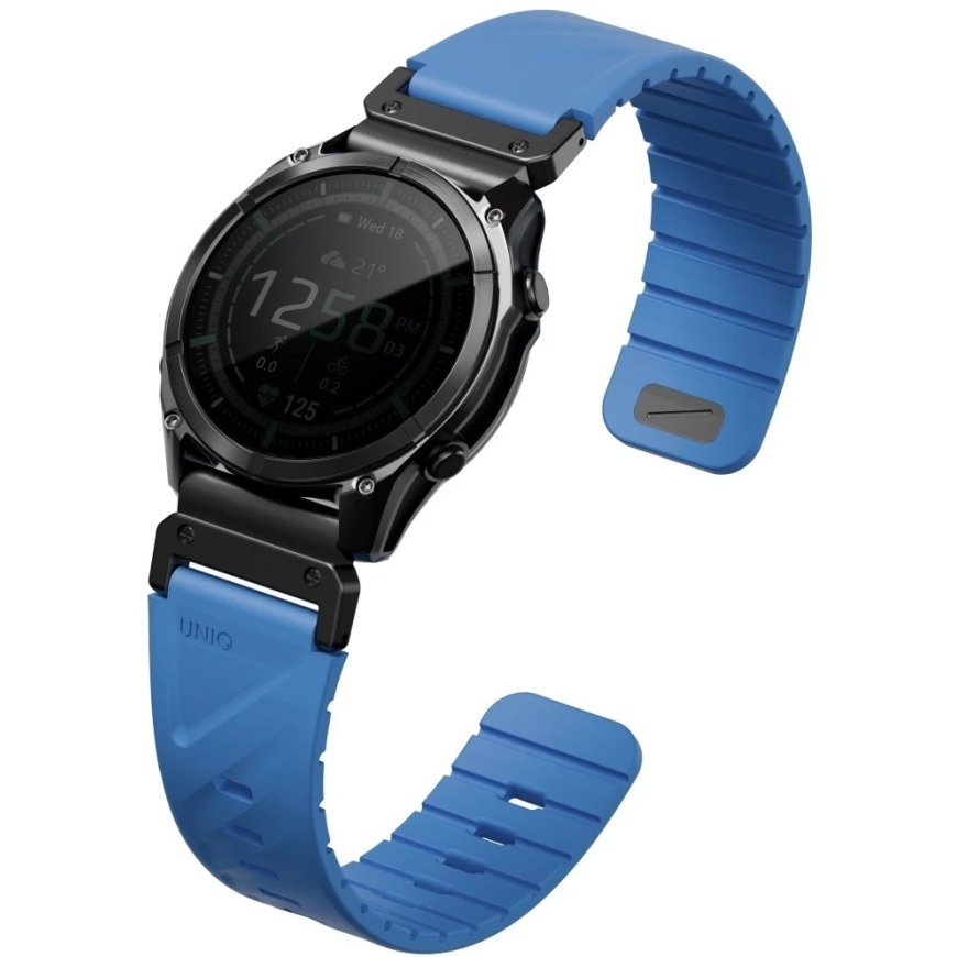 UNIQ Fluo Smart-Fit dirželis Garmin (22 mm) Mėlynas – 4