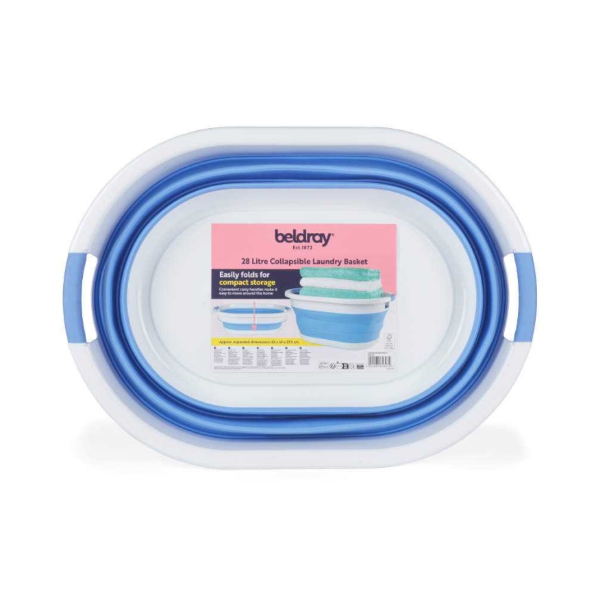 Beldray LA034816CRNFPEU7 Collapsible Laundry Basket 28L – 3