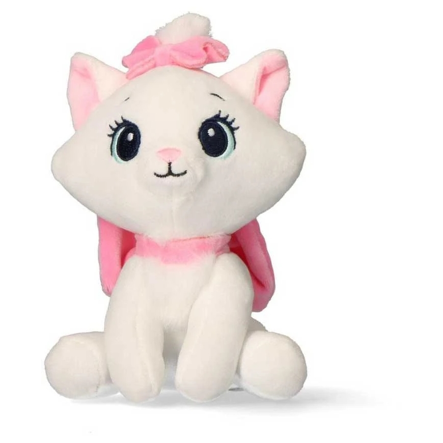 CERDÁ Disney Marie balta 3D plush figūra ar pakabi, somas dekorācija 13 cm
