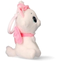 CERDÁ Disney Marie white 3D plush figure with hanger, bag decoration 13 cm CERDÁ Disney Marie white 3D plush figure with hanger, bag decoration 13 cm