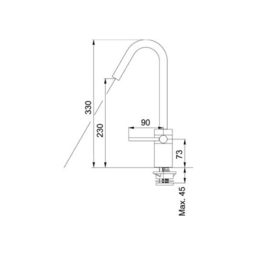 Franke Planar Arco 115.0029.622