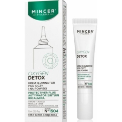 Mincer Mincer Oxygen Detox Delikāts krēms ap acīm un uz plakstiņiem 15 ml