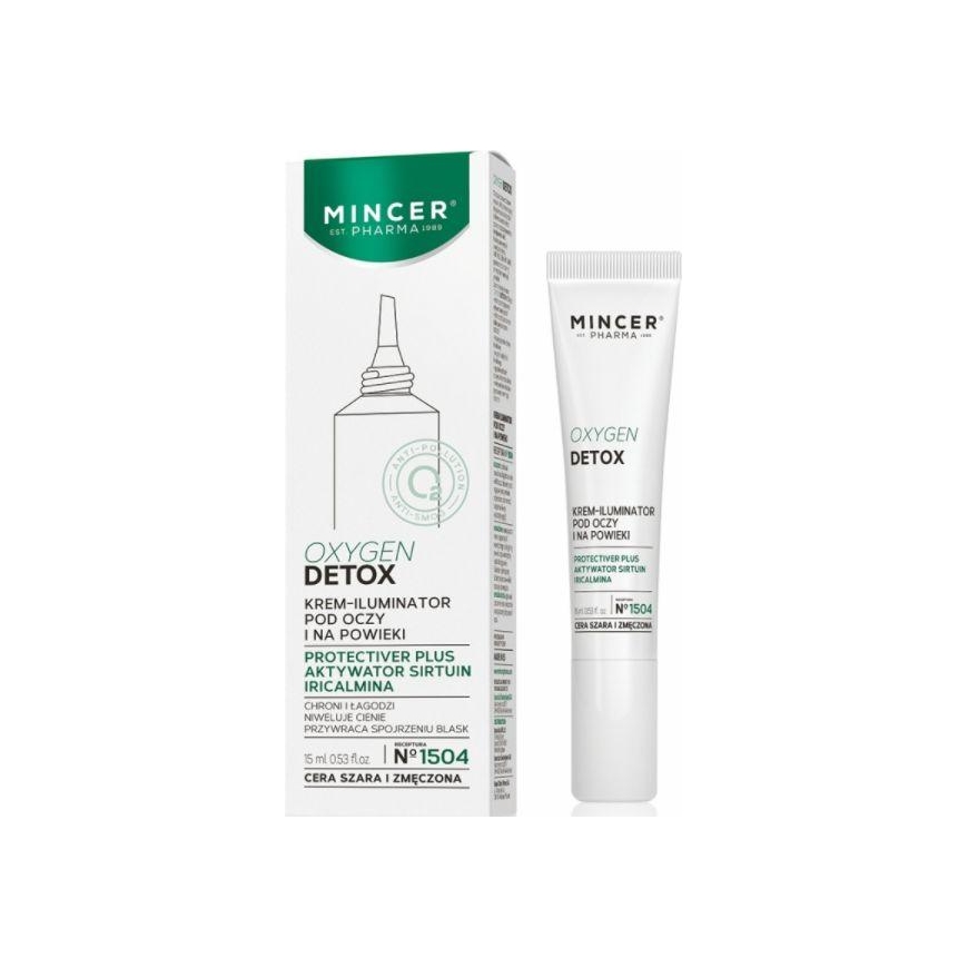 Mincer Mincer Oxygen Detox Herkkä silmä- ja luomivoide 15 ml