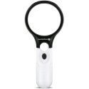 Didinamasis Stiklas - everActive MG-01 Didinimo LED Stiklas, Juoda/Balta Didinamasis Stiklas - everActive MG-01 Didinimo LED Stiklas, Juoda/Balta