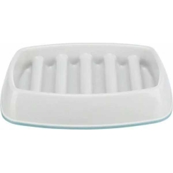 TRIXIE Trixie Aeglane toitmine, kauss, kassile, hall, plast/TPR, 0,25 l
