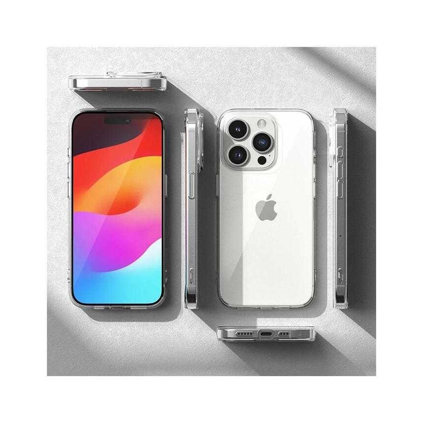 Riff "Ultra plānais silikona vāks iPhone 15 Pro" Caurspīdīgs