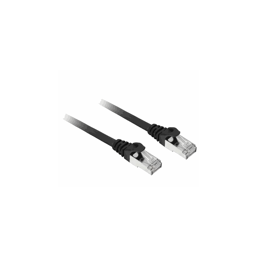 Sharkoon Patchcord S/FTP Cat.7a LSOH 1m melns