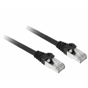 Sharkoon Patchcord S/FTP Cat.7a LSOH 1m melns Sharkoon Patchcord S/FTP Cat.7a LSOH 1m melns