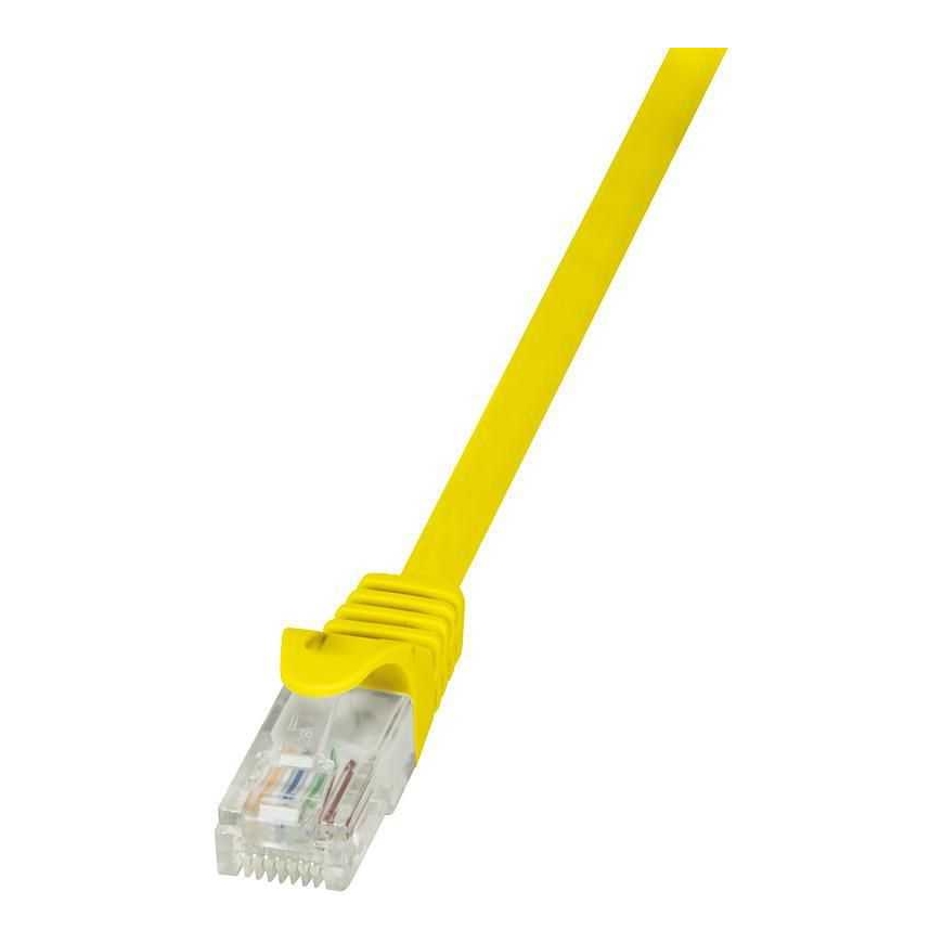 LogiLink Cat.6 U/UTP, 7.5m сетевой кабель Желтый 7,5 m Cat6 U/UTP (UTP)