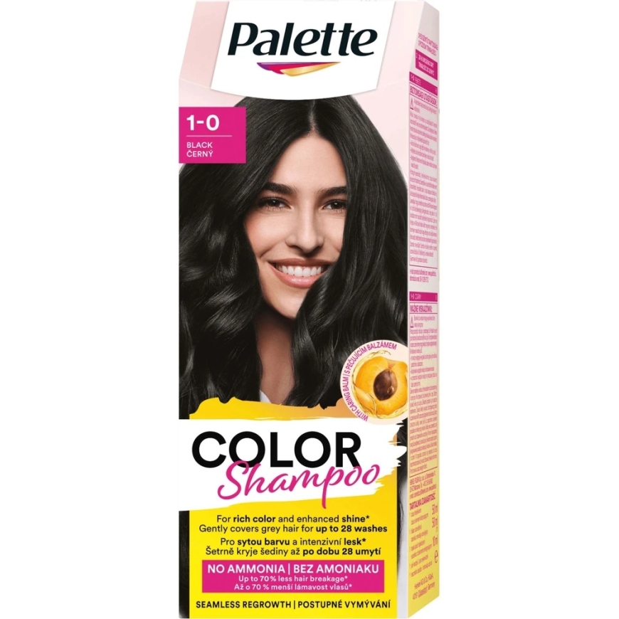 L'Oreal Palette Color Šampoon juuste värvimiseks 1-0 Must – 2