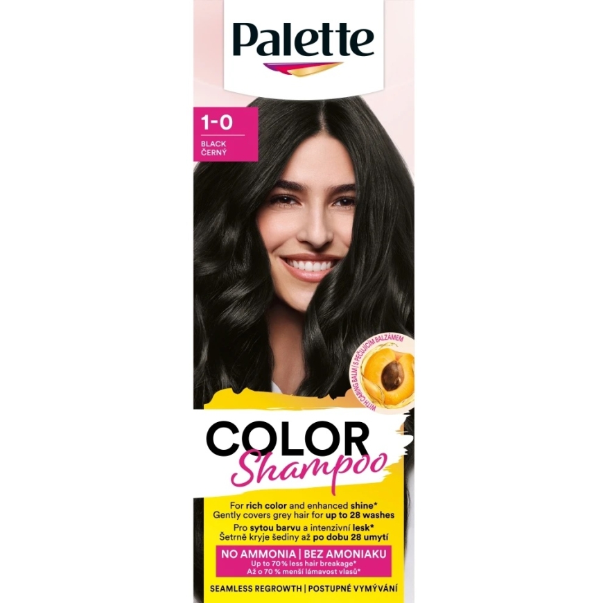 L'Oreal Palette Color Šampoon juuste värvimiseks 1-0 Must – 4