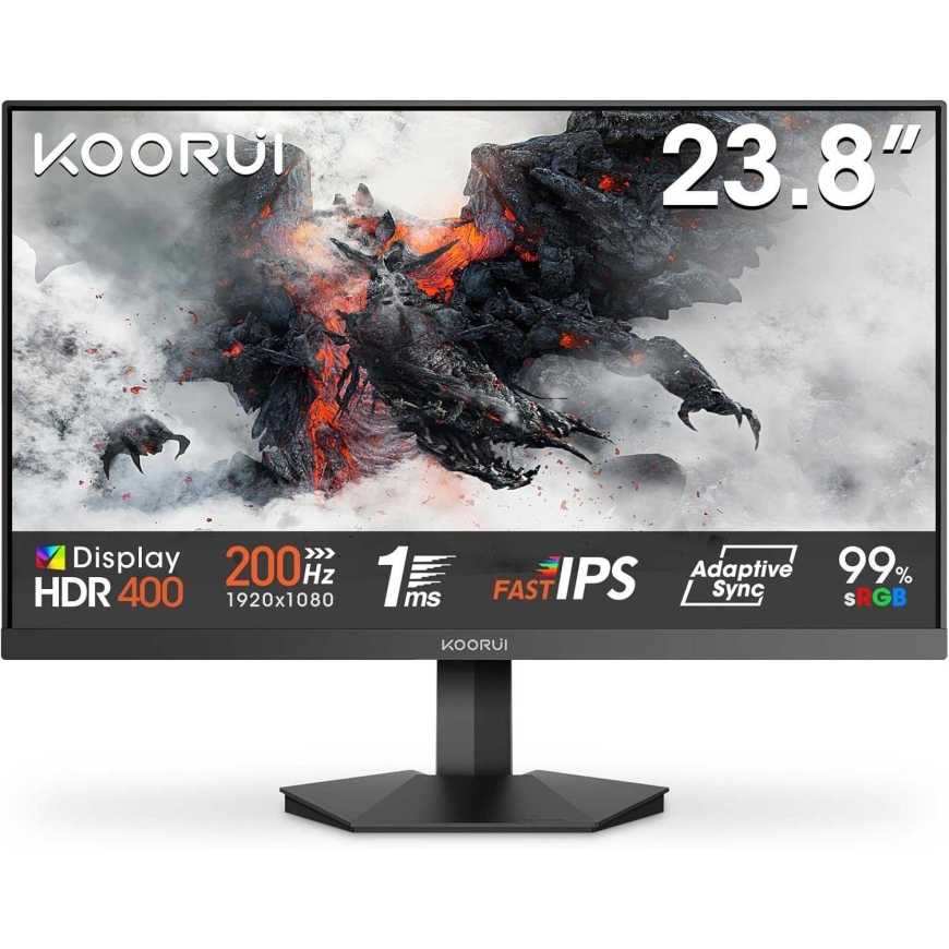 HKC KOORUI 23.8 IPS MONITOR G2411P computer monitor