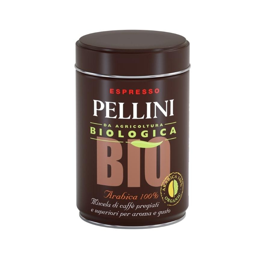 Kava PELLINI BIO Arabica 100%, 250 g, LT-EKO-001