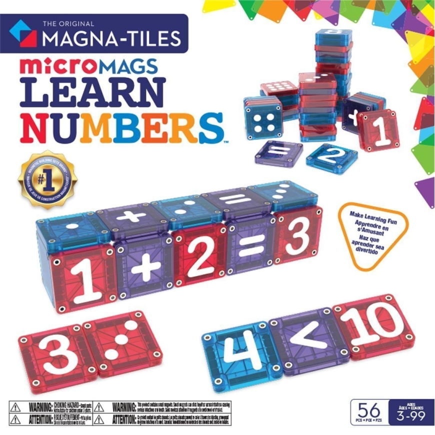 MAGNA-TILES microMAGS mokslinis magnečių konstruktorius, 56 dalys – 2