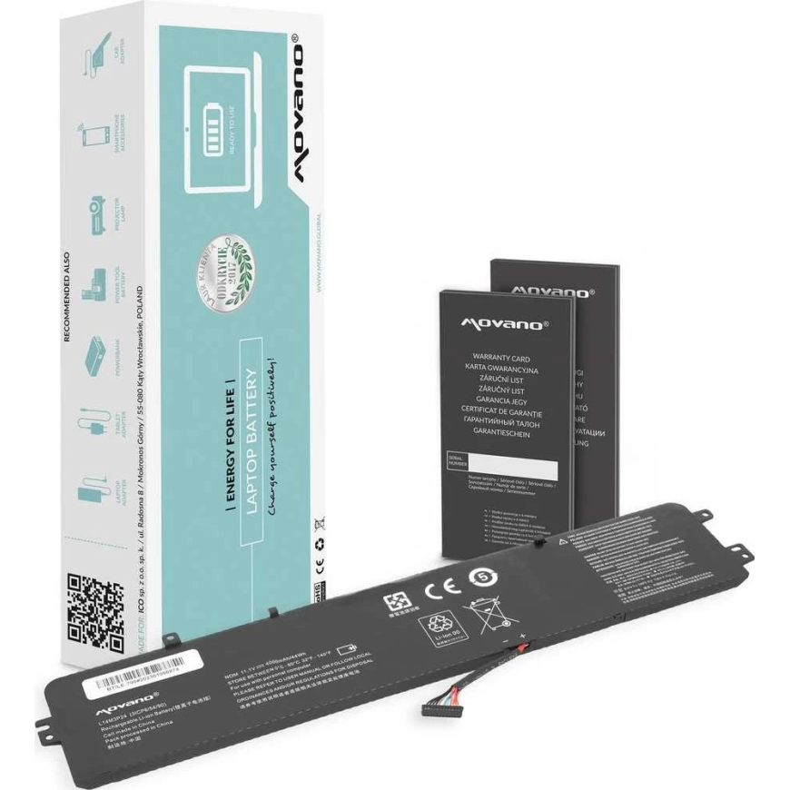 Movano akumulators L14M3P24 L14S3P24, saderīgs ar Lenovo 700-15ISK