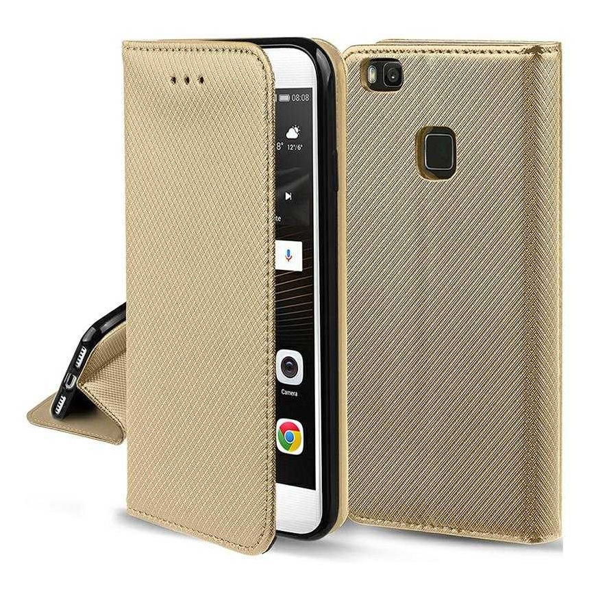 HQ Magnet grāmatu vāks Samsung Galaxy S22 Plus zelta krāsā
