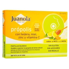 Juanola Propolis Hedera, honey, zinc and vitamin C 24U