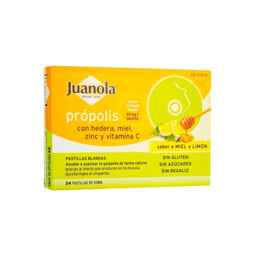 Juanola Propolis Hedera, medus, cinks un C vitamīns 24U – 2