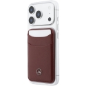 Magnetic Card Wallet Case Mercedes Leather Red Magnetic Card Wallet Case Mercedes Leather Red