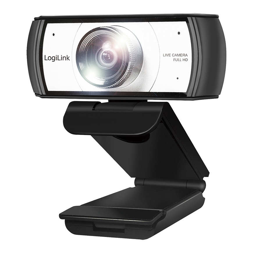 LogiLink UA0377 verkkokamera 2 MP 1920 x 1080 pikseliä USB 2.0 Musta, Hopea
