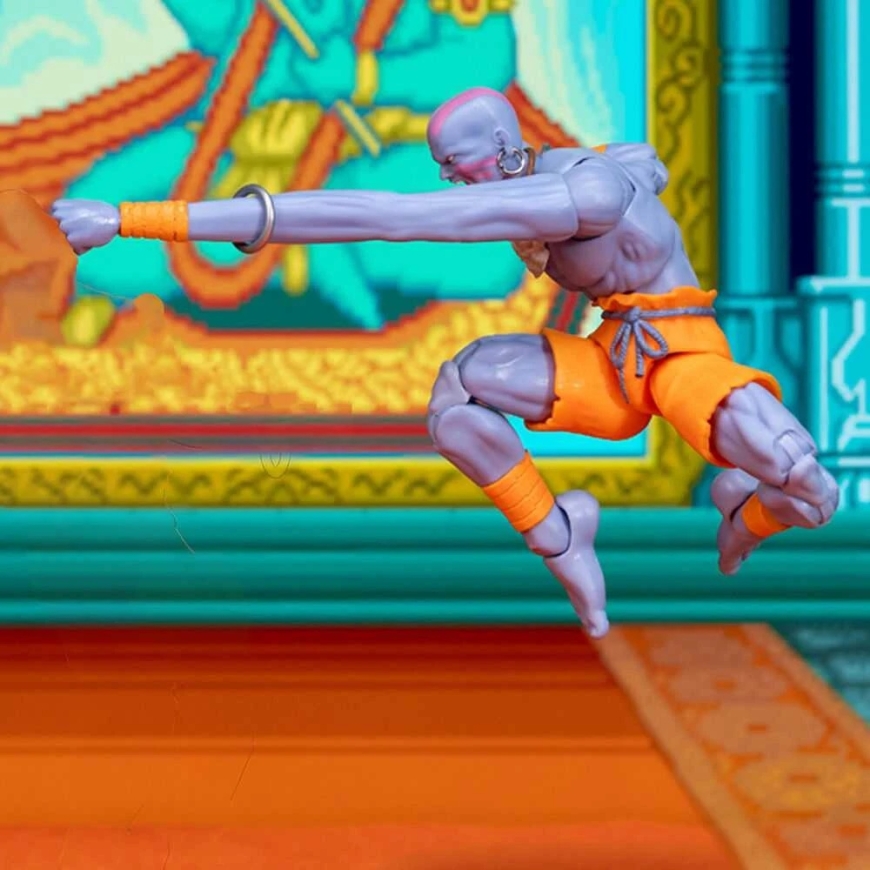 Jada Toys Street Fighter II Dhalsim Pelaaja 2 -figuuri 17 cm – 3