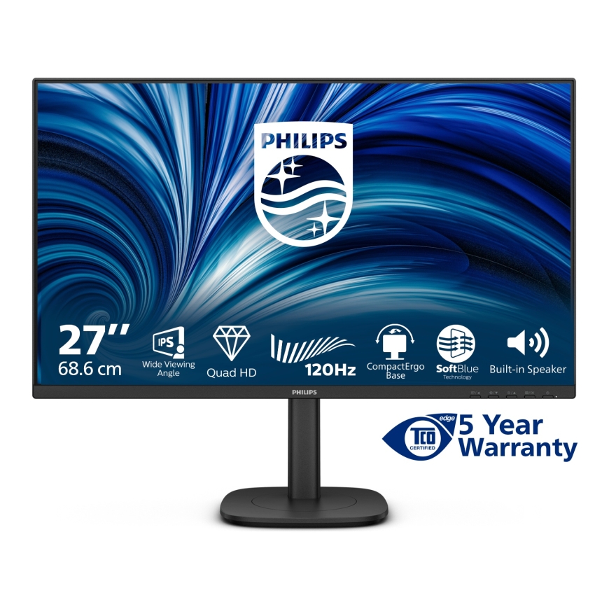 Philips 27B2N3500J/00 монитор для ПК 68,6 cm (27") 2560 x 1440 пикселей 2K ЖК Черный – 3