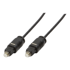 LogiLink Toslink - Toslink, 5m audiokaapeli Musta